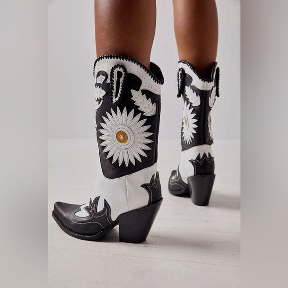Free People c Jeffrey Campbell Conlon Cowboy Boots - Picture 1 of 8
